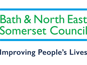 Bath and North East Somerset Council logo with slogan: Improving People's Lives.